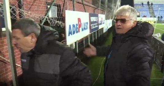 VIDEO | Scandal la finalul meciului Voluntari - Dinamo. Câţiva fani s-au luat de Nistor şi Hanca, Andone a intervenit energic: ”Ia dă-i, mă, afară!”