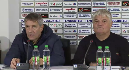 Cum a reacţionat Cristiano Bergodi după ce a văzut că FC Voluntari are cea mai slabă apărare din Liga 1