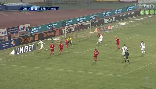 VIDEO | Dinamo, la un punct de retrogradare! CFR Cluj, victorie la scor de neprezentare în Ştefan cel Mare. Gafă uriaşă a lui Penedo