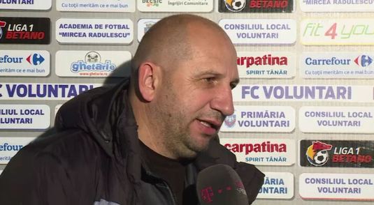 VIDEO | „S-a adeverit!” Ce mesaj le-a transmis Miriuţă jucătorilor înaintea partidei cu Voluntari