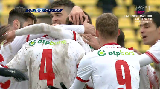 VIDEO | Sepsi s-a distrat cu Dunărea, Simonovski a reuşit unul din cele mai frumoase goluri ale sezonului! Aici ai toate reacţiile de la final