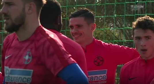 VIDEO | Adrian Stoian, primul antrenament alături de noii săi colegi. Harlem Gnohere l-a luat imediat în primire :)