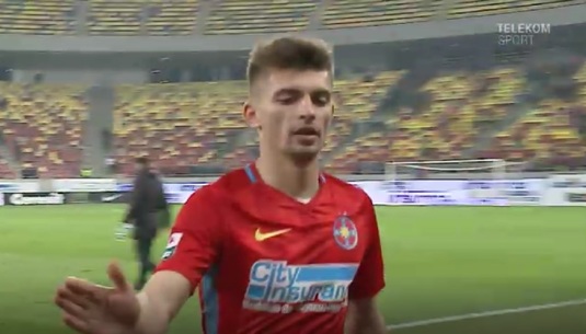 VIDEO | Moment tensionat după meciul cu Hermannstadt. Un fan l-a făcut praf pe Tănase: ”Ţi-am chemat un Uber!” Reacţia mijlocaşului FCSB-ului