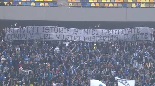 VIDEO | Fanii Craiovei, către FCSB: ”Nu aveţi istorie şi nici identitate!” Ce răspuns au primit de la suporterii ”roş-albaştrilor”