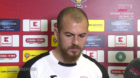 Denis Alibec, declaraţii tăioase după ce Astra a pierdut din nou: ”E ruşinos!” Atacantul a recunoscut că Enache a vrut să plece