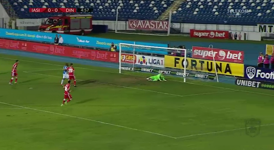 VIDEO | Poli Iaşi - Dinamo 2-0. Moldovenii urcă pe primul loc în Liga I după un meci decis în prima jumătate de oră de joc
