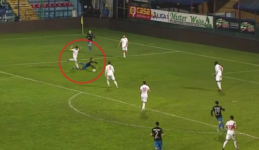 VIDEO | Fază ruptă din filmele de comedie la Hermannstadt - Viitorul. Arbitrul a stabilit că faultul a fost în afara careului, apoi s-a răzgândit şi a dat penalty
