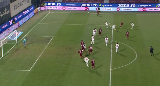 VIDEO Faza controversată din care CFR Cluj a câştigat cu Sepsi a fost analizată de Cristi Balaj: "Are umărul în offside. E incredibil de greu"