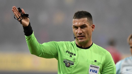 Istvan Kovacs arbitrează meciul CFR Cluj - Astra, din Liga I