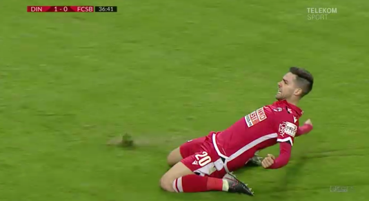 VIDEO | Execuţie în stilul lui Lionel Messi în Liga 1! Andrei Sin, gol superb din lovitură liberă în derby-ul Dinamo - FCSB