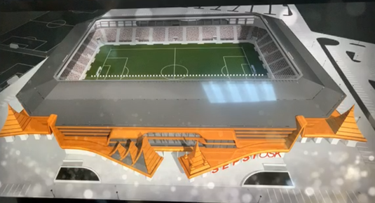 Data la care va fi inaugurat următorul stadion modern din România! Clubul din Liga 1 anunţă o "revoluţie" la echipă FOTO