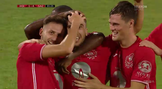 VIDEO | Poli Iaşi - Gaz Metan 1-4. Înfrângere usturătoare pentru echipa lui Daniel Pancu. Golul meciului, marcat de Ronaldo... Deaconu