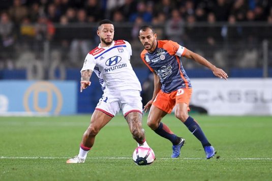 Meci nebun pentru Lyon: două penaltyuri şi două eliminări. Semifinalista Ligii Campionilor a pierdut restanţa cu Montpellier 
