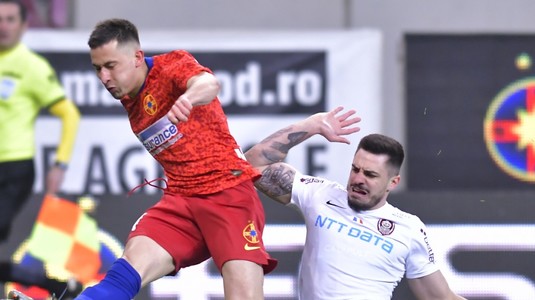 VIDEO | FCSB a învins-o la scor de neprezentare pe CFR Cluj. Roş-albaştrii au rămas lideri în Liga 1, după un 3-0 împotriva clujenilor
