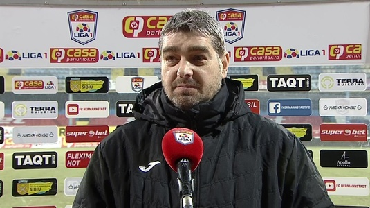 OFICIAL | Liviu Ciobotariu a fost demis de la Hermannstadt!