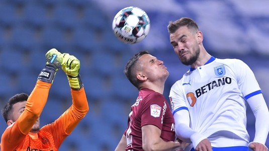 VIDEO | CFR Cluj - U Craiova 1-2. Tudorie a dat lovitura pe final! Victorie importantă pentru olteni