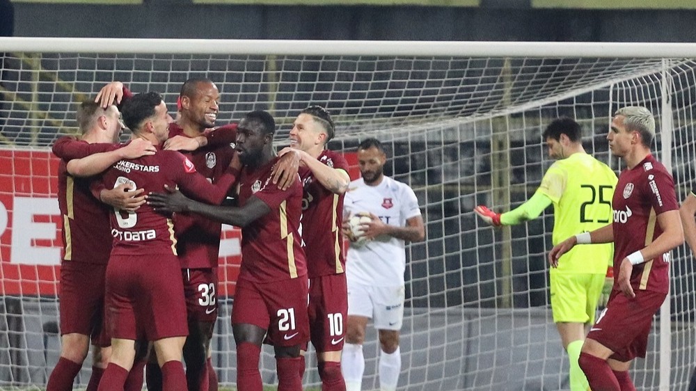 VIDEO, CFR Cluj - Hermannstadt 3-2. Formația din Gruia a fost condusă la  două goluri, dar a revenit! Deac, printre marcatori, SuperLiga