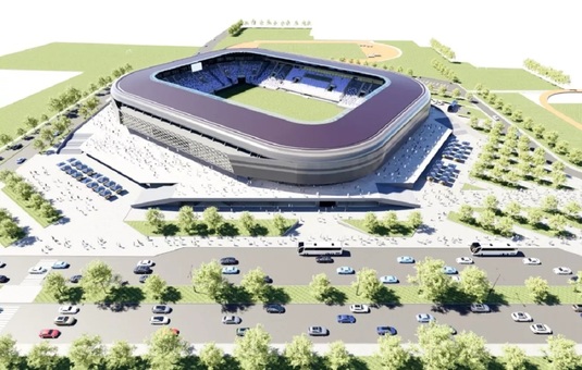O nouă ”bijuterie” în Superligă! 100 de milioane de euro, preţul noului stadion al echipei cu pretenţii: ”Unul dintre cele mai frumoase din ţară” | FOTO