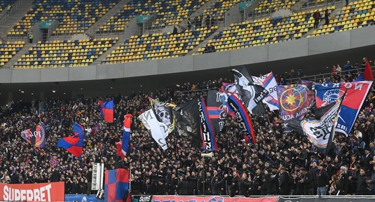 Câţi fani au asistat la FCSB - Universitatea Craiova. Meme Stoica: ”Dacă se juca duminică, aveam mai mulţi spectatori”