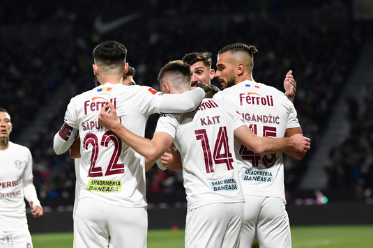 VIDEO | CFR - Rapid 2-2. Meci nebun în Gruia. Giuleştenii au fost conduşi, dar au revenit de două ori. Echipa lui Dan Petrescu a avut un gol anulat de VAR în prelungiri