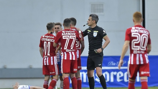 Aganovic, reacţie tranşantă la adresa arbitrajului. ”Arbitrul i-a ajutat. Au stat de mai mult de 10 ori pe jos. În repriza a doua s-au jucat cinci minute”