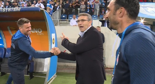 Eugen Neagoe s-a dus să-l salute pe Mihai Pintilii. Ce i-a explicat lui Charalambous | VIDEO EXCLUSIV