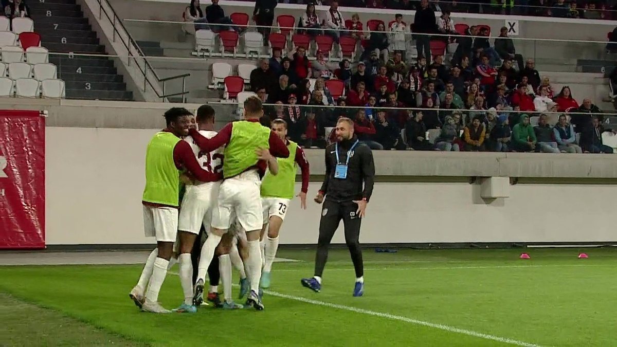 VIDEO Victorie uriașă pentru FC Hermannstadt la CFR Cluj - Sibiul