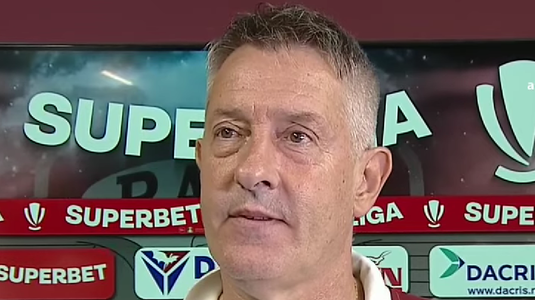 Cristiano Bergodi, dezamăgit după un nou pas greşit făcut de Rapid: „Trebuie lucrat mult la mental! Când te mulţumeşti cu puţin, fotbalul te pedepseşte”