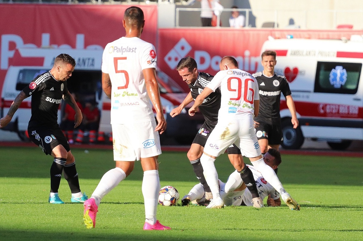 FC Hermannstadt - U Cluj 2-2, în etapa 7 din SuperLiga. Oroian strică  revenirea lui Sabău 