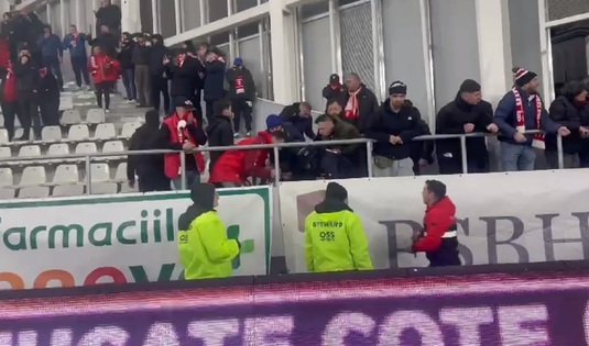 VIDEO | Continuă incidentele la Dinamo - UTA. Unui suporter i s-a făcut rău şi a leşinat. Şi alţi fani au fost afectaţi
