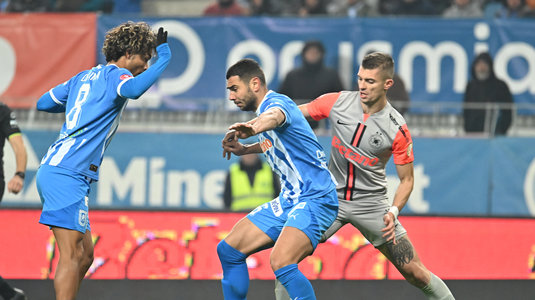 VIDEO | Craiova - FCSB 1-1. Final nebun în Bănie! FCSB a terminat partida în şapte jucători de câmp