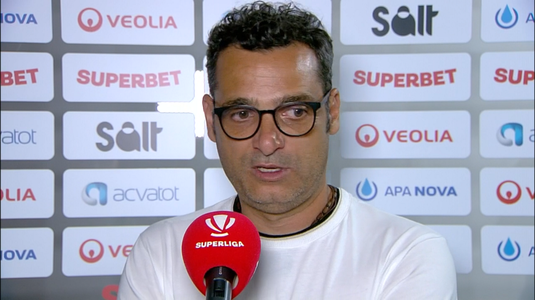 Mihai Teja nu s-a mai abţinut după încă un eşec în Superliga: "A intrat ‘Mbappe’ Afalna, el ne-a bătut”! Antrenorul nu a uitat de arbitraj: "Nu ştiu la ce se uită”