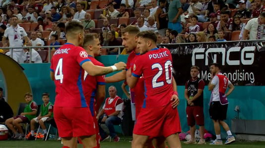 LIVE VIDEO | Rapid - FCSB, ACUM, pe Orangesport.ro. GOOOL! Start perfect de meci pentru campioană