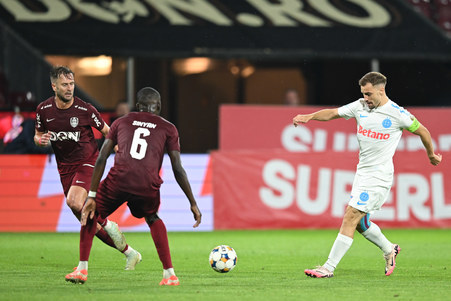 VIDEO | CFR Cluj - FCSB 2-2. Remiză în derby-ul "suferinţei" din Superliga. Abeid, eliminat la o fază controversată, pe final