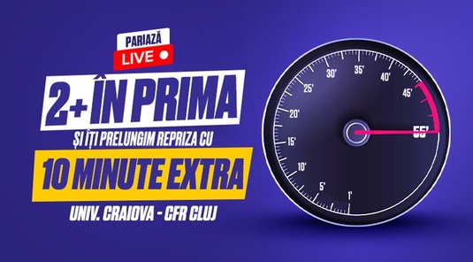 Universitatea Craiova - CFR Cluj | Extratime: prima repriză de 55 de minute la derby-ul din Bănie!