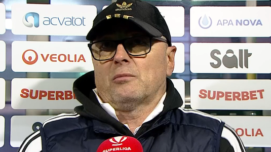 Leo Grozavu, deranjat de întrebarea reporterului. Antrenorul a răbufnit după egalul cu FC Argeş: ”Care e problema?!”