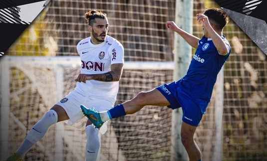 CFR Cluj a cedat în amicalul cu Gent. Belgienii s-au impus fără să primească gol în faţa echipei lui Daniel Pancu