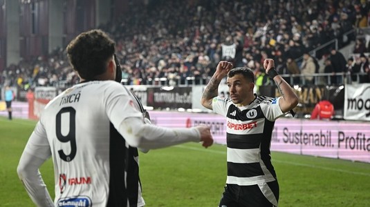 VIDEO | Rapid Bucureşti – U Cluj 0-2, în Superliga! "Şepcile roşii" au dat lovitura în Giuleşti. Un debutant a marcat, Nistor a revenit cu gol. Clasamentul