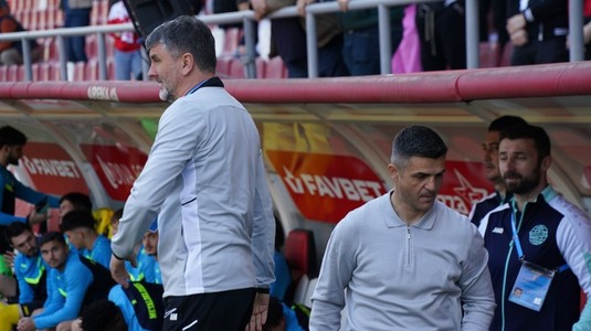 “Clasamentul arată că suntem pe primul loc”. Ce au spus Mihalcea şi Bratu după meciul cu şase goluri de la Arad: “Sperăm ca adversarele să se încurce”