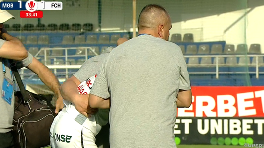 VIDEO | Imagini greu de privit în Superliga! Vedeta echipei s-a accidentat şi ar putea lipsi până la sfârşitul lui 2026: medicii l-au cărat pe braţe