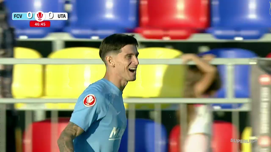 FC Voluntari - UTA 1-0. Nimic la nimic. Ilfovenii câştigă meciul fără ocazii după un gol marcat în urma unei greşeli de portar