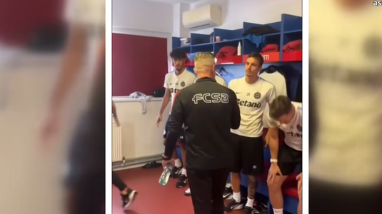 Imaginile cu Laurenţiu Reghecampf în vestiarul FCSB l-au impresionat pe expert: ”Are stofă de antrenor principal. Atrage respectul tuturor”