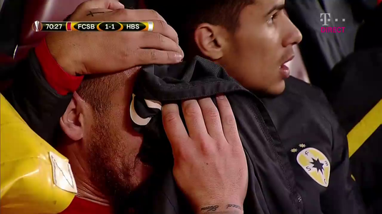 VIDEO | Imagini impresionante! Denis Alibec plânge în hohote, după ce a fost huiduit de tot stadionul în momentul schimbării