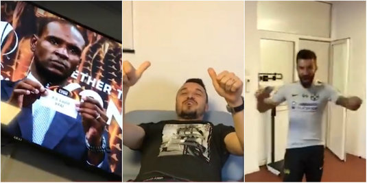 VIDEO | Budescu & Co, reacţie incredibilă după ce au aflat că vor întâlni Lazio în Europa League. Mesaj pentru Ştefan Radu din vestiarul FCSB