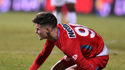 Jucătorii FCSB-ului se accidentează între ei! O nouă problemă pentru Dică: ”Am înţeles că l-a călcat Moruţan”