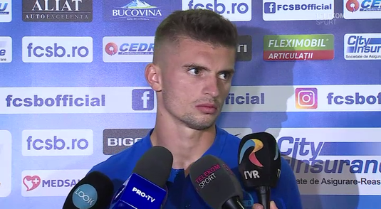 VIDEO | Reacţia lui Florin Tănase după ce a fost criticat de Becali. Motivul pentru care nu a fost titular cu CFR Cluj