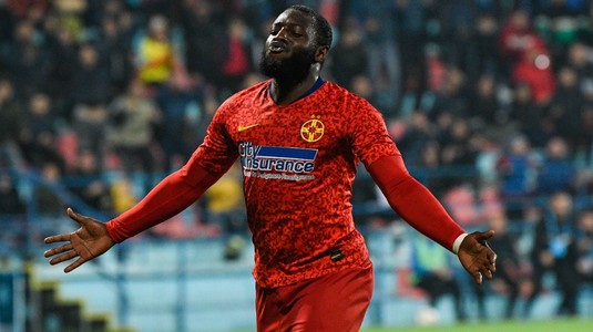 BOMBĂ în Liga I! Gnohere, OUT de la FCSB. Becali s-a săturat şi îl vinde acum pe atacantul francez