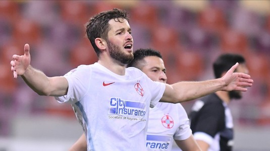VIDEO | Sergiu Buş, cu "simptomele" lui Adi Petre! Atacantul de la FCSB a ratat incredibil, cu poarta goală, din doar câţiva metri în partida cu FC Botoşani