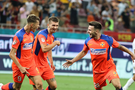 FCSB - Shakhtar Karagandy 1-0. Cordea a decis meciul cu un execuţie de la distanţă, cu concursul portarului advers