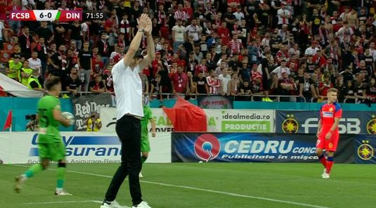 VIDEO Bucurie imensă printre fanii de la Peluza Nord. Suporterii i-au scandat numele lui Edward Iordănescu. Răspunsul antrenorului
